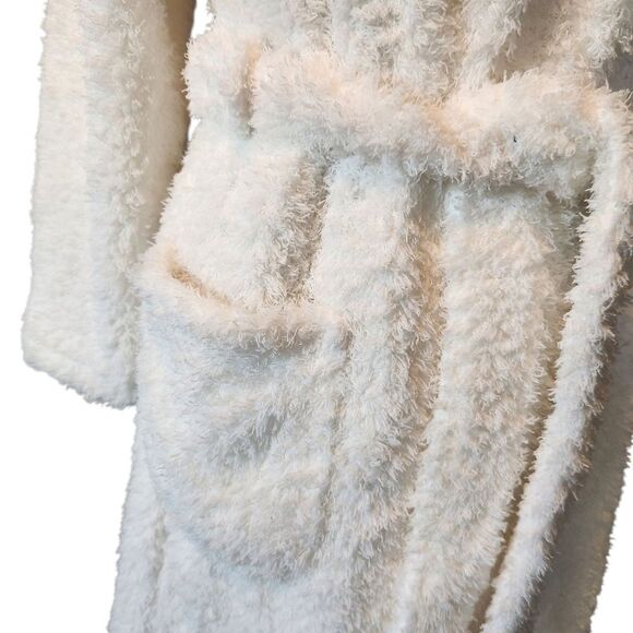 NEW Ulta Soft Plush Robe White Women’s Size Large XL with Belt - Picture 13 of 13